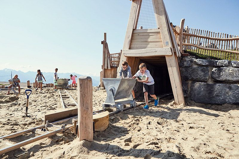 Kinderbergwerk in Fiss Serfaus Ladis